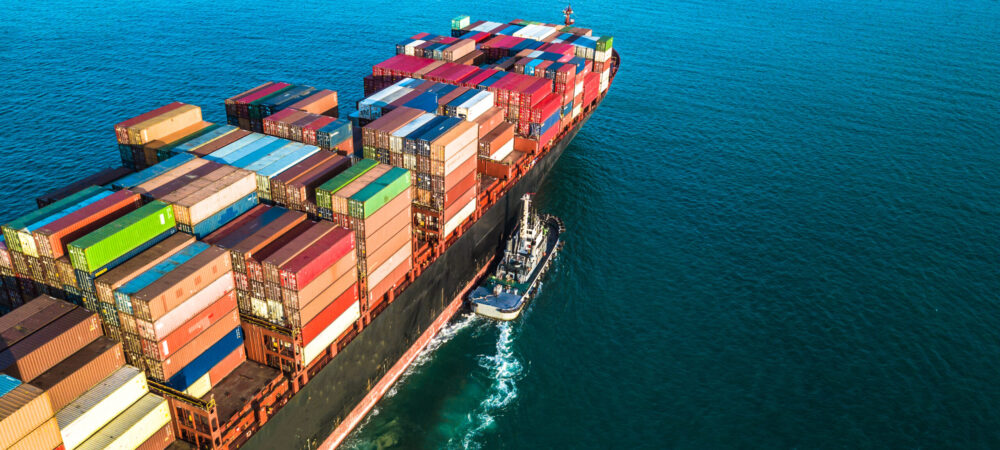 Aerial,View,Container,Ship,Business,Import,Export,Logistic,And,Transportation